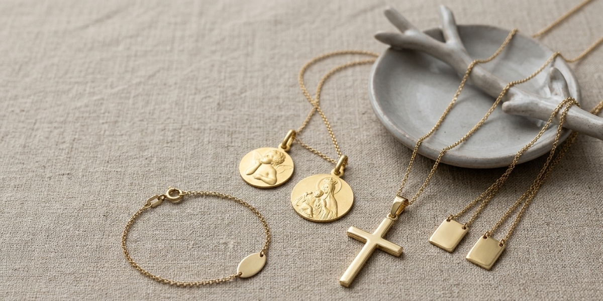 Selecció de joies de comunió i bateig en or 18k - Zapata Joyeros Barcelona